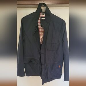 Ben Sherman Mens Size S Memory Nylon Field Black Jacket